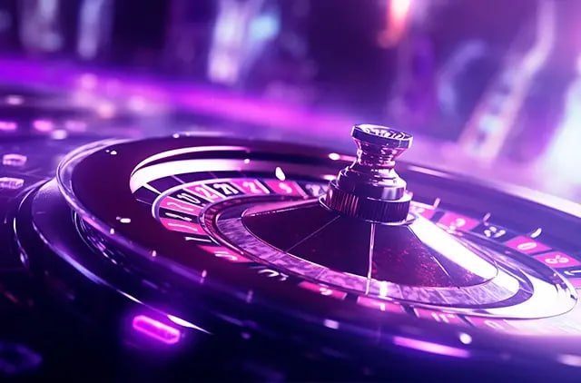 Suasana meja roulette dan baccarat di kasino Joker388 yang seru dan interaktif bersama live dealer